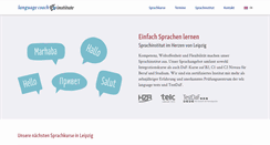 Desktop Screenshot of languagecoach.de