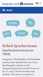 Mobile Screenshot of languagecoach.de
