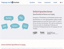 Tablet Screenshot of languagecoach.de